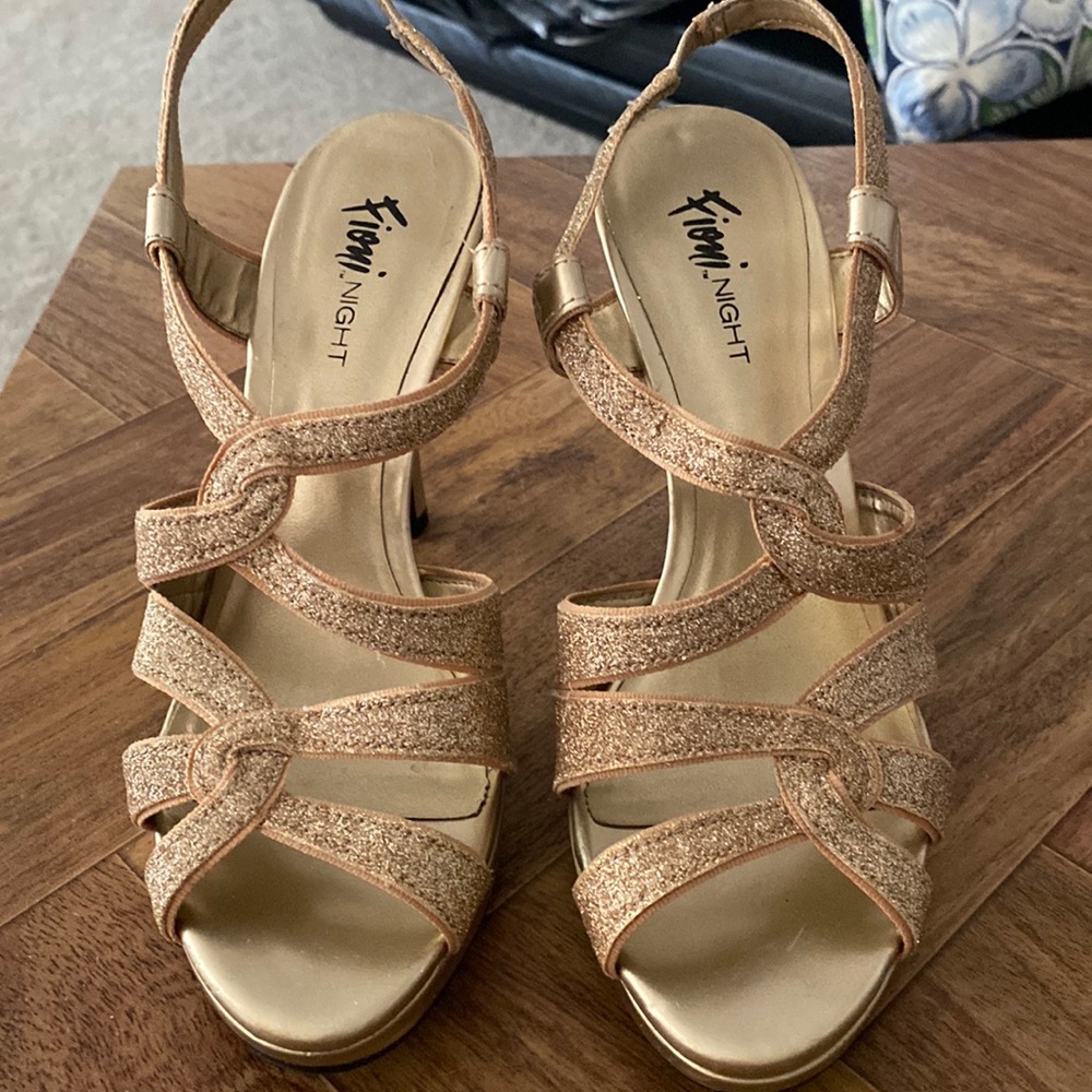 Gold heels